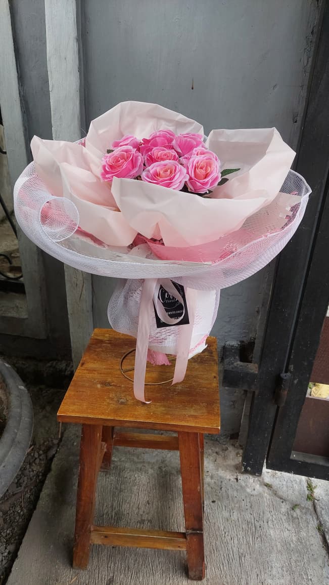 Buket Bunga Palsu 135k
